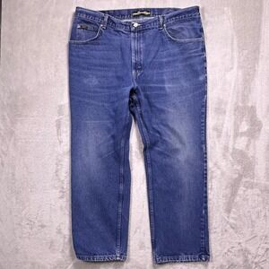 Lee Regular Fit Straight Leg Men's W42xL28 (Tag 44x32)‎ Blue Denim Jeans 2100289